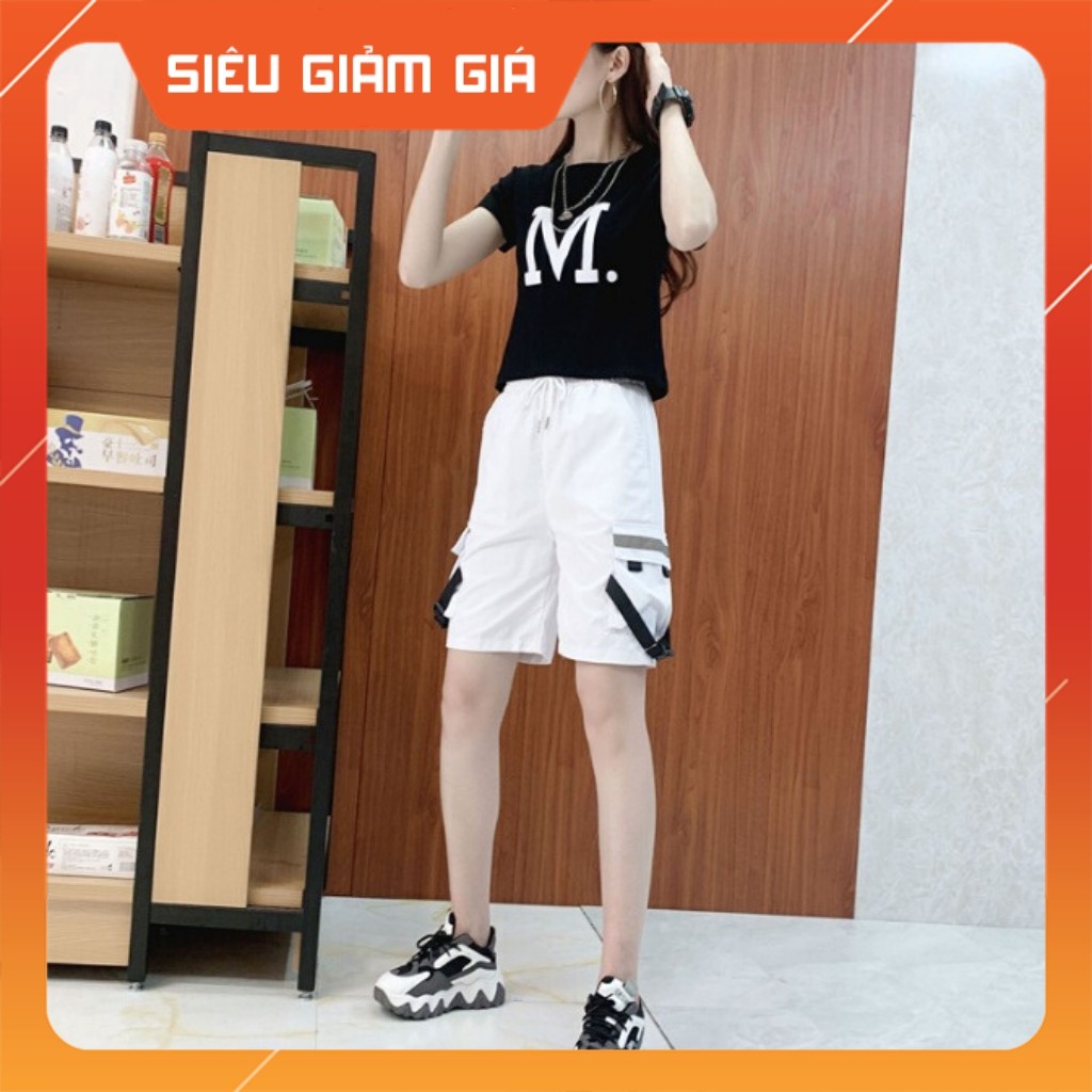 Quần short kaki❤Quần short ngố kaki phản quang nam nữ ( size M - 2XL) có video và ảnh thật