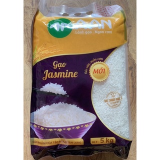 Gạo a an Jasmine túi 5kg AAn date mới
