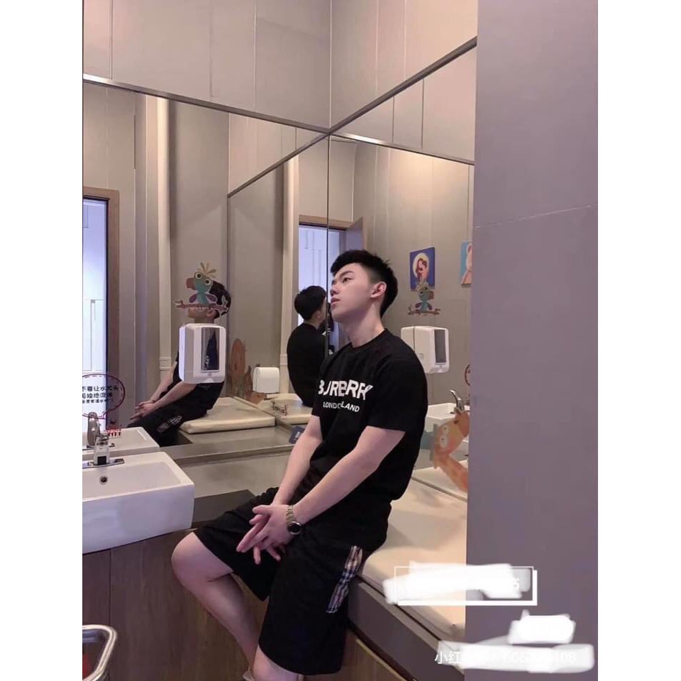 ❤️  Áo thun BURBERRYYY  UNISEX ngắn tay cotton 2 chiều co dãn, thấm hút mồ hôi HOTTREND 🍒🍒