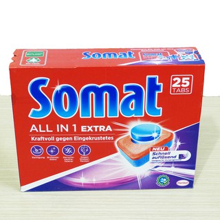 Viên rửa ly Somat 5 450g Mẫu cũ (25 Viên)