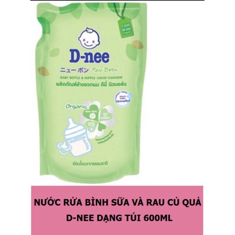 Nước rửa bình sữa núm ti Dnee - an toàn cho bé