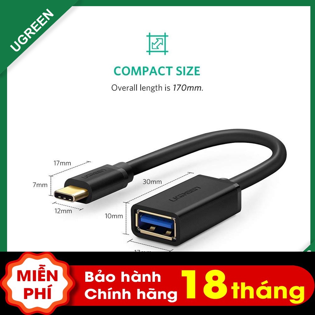 Dây Micro Usb 2.0 hỗ trợ OTG Kết Nối ĐIện Thoại Với nhiều thiết bị Ugreen US133 CAO CẤP