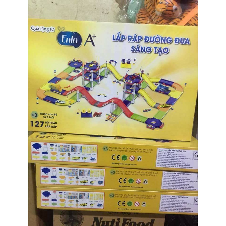 Đồ chơi lắp ráp đường đua sáng tạo Enfa 127