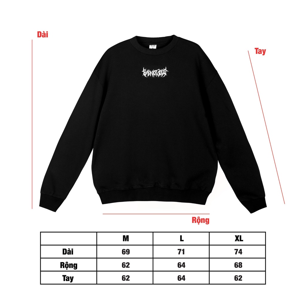Áo Sweater BADNOTGOOD PENTA TYPO