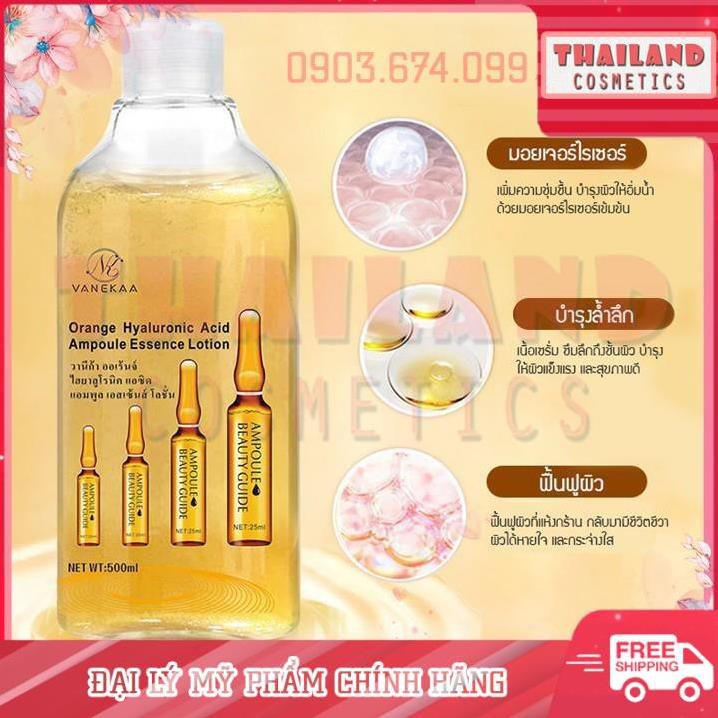 Toner tinh chất vàng lá 24k Vanekaa