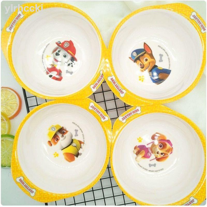 Paw Patrol Tô Melamine Đựng Thức Ăn Hình Chú Chó Cứu Hộ Dễ Thương Cho Bé