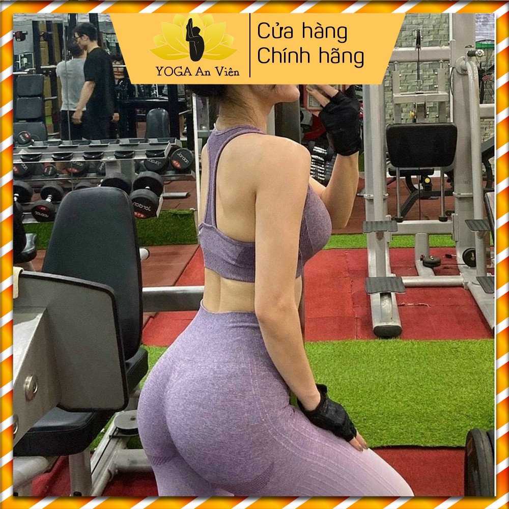 Bộ đồ tập gym thoáng mát cực tốt, đồ tập thể thao cho chị em thấm hút mồ hôi cực tốt ms119