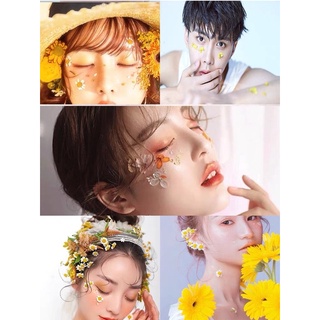 Bảng hoa dán mặt, phụ kiện makeup