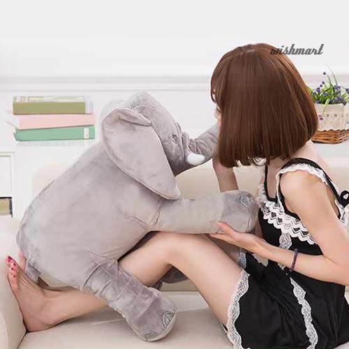 [Wish] Baby Kids Elephant Animal Stuffed Plush Bed Sleep Pillow Cushion Toy Child Gift