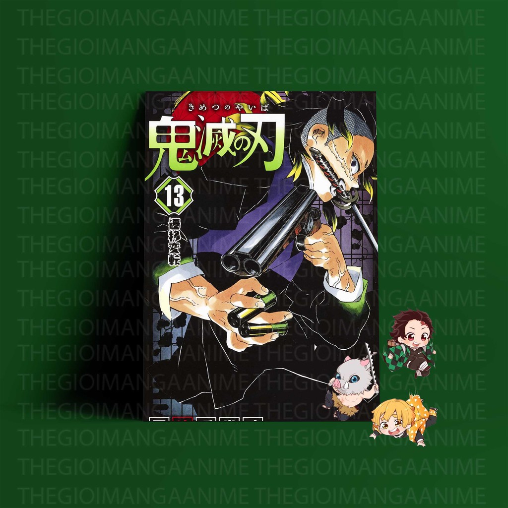 Tấm Postcard cao cấp Thanh gươm diệt quỷ KIMETSU NO YAIBA  M01 anime giấy 260gsm hình bìa truyện manga chibi ảnh đẹp