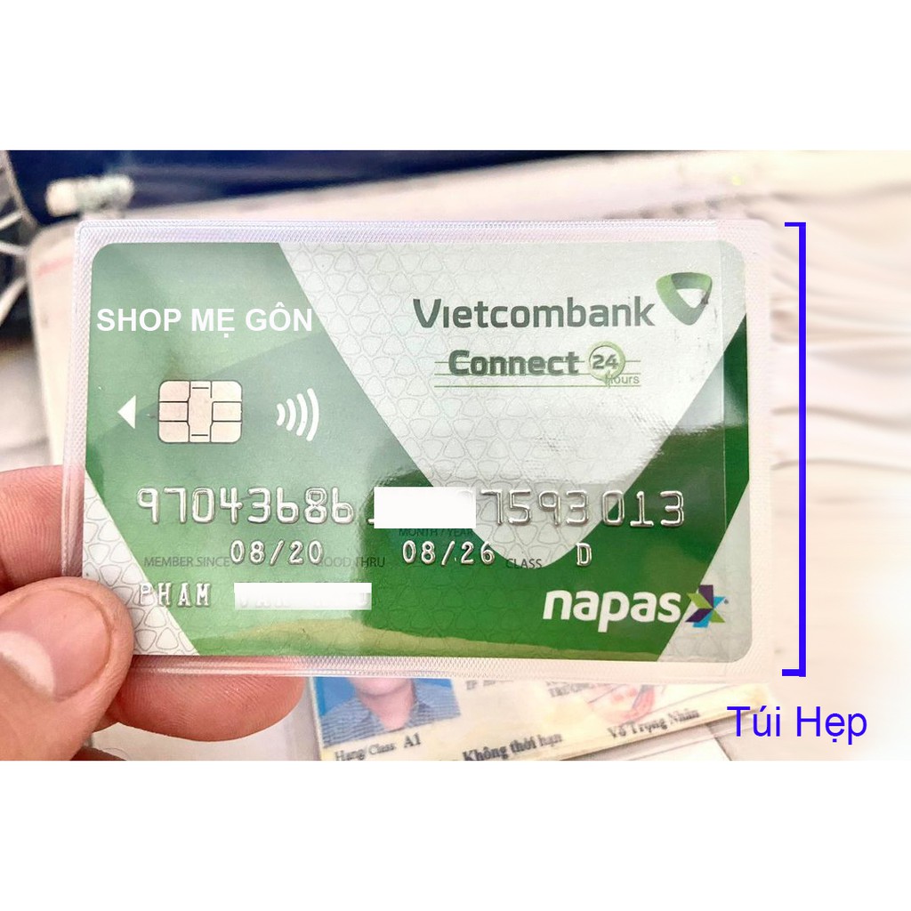 ví túi đựng thẻ ATM, bằng lái xe, card víit chống xước