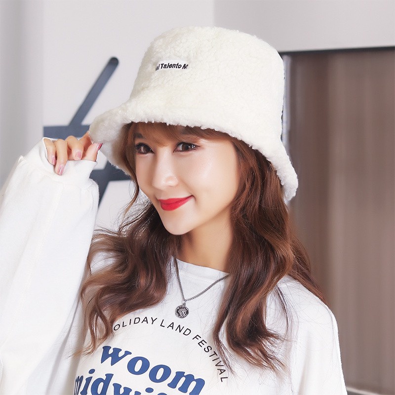 Nón Lông Cừu Xù Nhiều Màu Sắc Ulzzang Form Unisex Nam Nữ - Hata24h