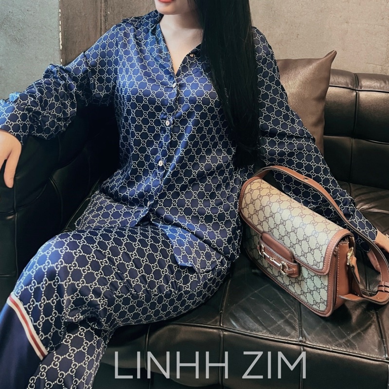 SET LỤA GG XANH- LINHH ZIM