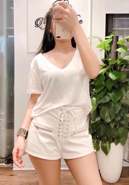 Áo thun nữ cộc tay áo phông nhiều màu chất vải cotton thoáng mát thấm hút mồ hôi thời trang Banamo Fashion 312