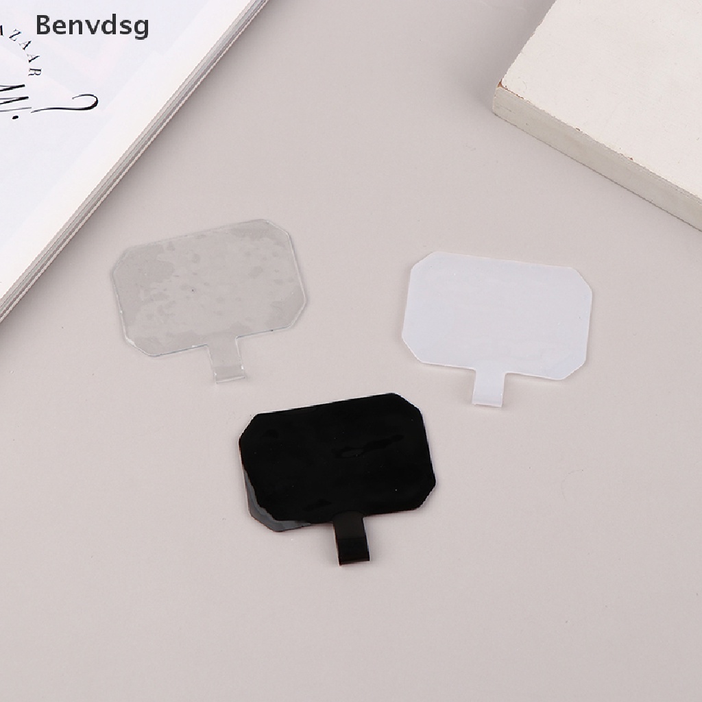 Set 5 Thẻ Chuyển Đổi Dây Điện Bằng Nhựa Trong Suốt Kèm Móc Treo Tiện Dụng