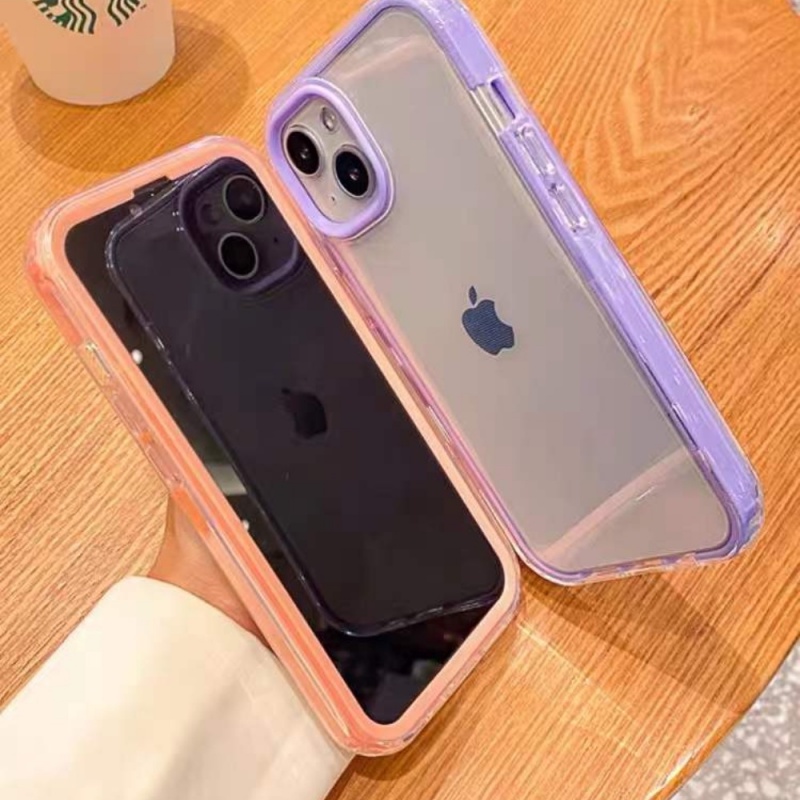 Ốp Điện Thoại Viền Màu Cho iPhone 13 Pro max 6 7 8 6plus 7plus 8plus xr xsmax 11 11promax 12 12pro 12promax