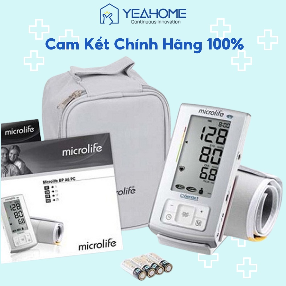 Máy Đo Huyết Áp Bắp Tay Microlife BP A6 Basic Bảo Hành Chính Hãng 5 Năm - YeahomeCare Saigon