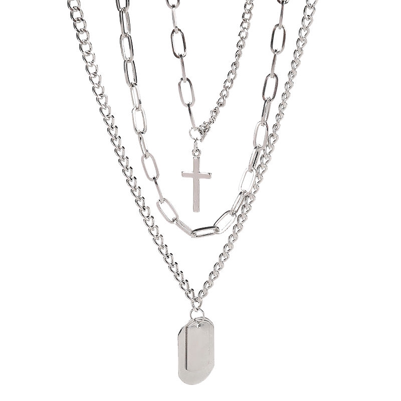 Dây chuyền nhiều lớp phong cách hiphop thời trang