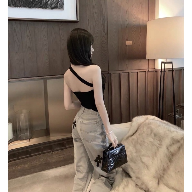 Quần suông chorme heart