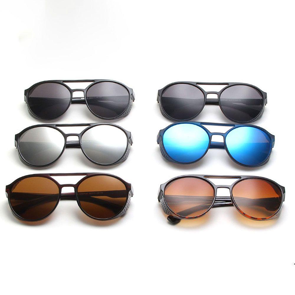 Kính Chống Gió Gọng Tròn Phong Cách Hip Hop Thời Trang Cho Nam