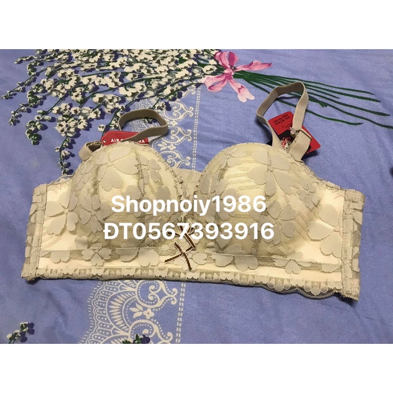 Áo ngực, áo lót Thái Lan không gọng định hình ôm ngực, mút bàn tay nâng đẹp che mọi khuyết điểm có video thật