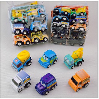 TÚI 6 Ô TÔ ĐỒ CHƠI MINI CHO BÉ