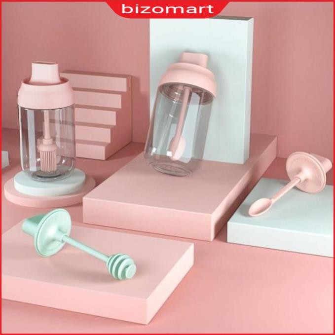 Hũ gia vị 250ml chống nước chống ẩm, Hũ đựng gia vị thủy tinh kèm muỗm | BigBuy360 - bigbuy360.vn