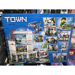 Lego 60204 - Leji 40020 ( Xếp Hình Bệnh Viện Trung Tâm Thành Phố 964 Mảnh )