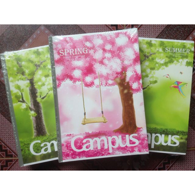 Combo 5 quyển vở Campus Season 80 trang