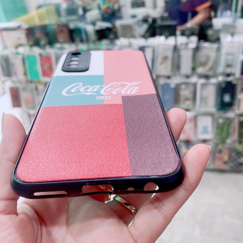 Ốp lưng vivo Y20 / y20s / Y12s / Y3S viền dẻo chống sốc hình idm, viền màu lưng nhám, kính cường lực