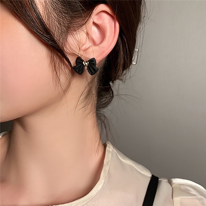 Đôi Khuyên Tai HìNh Nơ ThờI Trang Cho Nữ