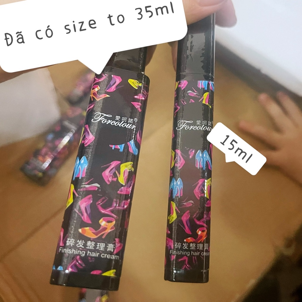 BIGSIZE 35ml - Chuốt tóc con thần thánh chai to que vuốt chải tóc gọn gàng keo giữ nếp dạng mascara