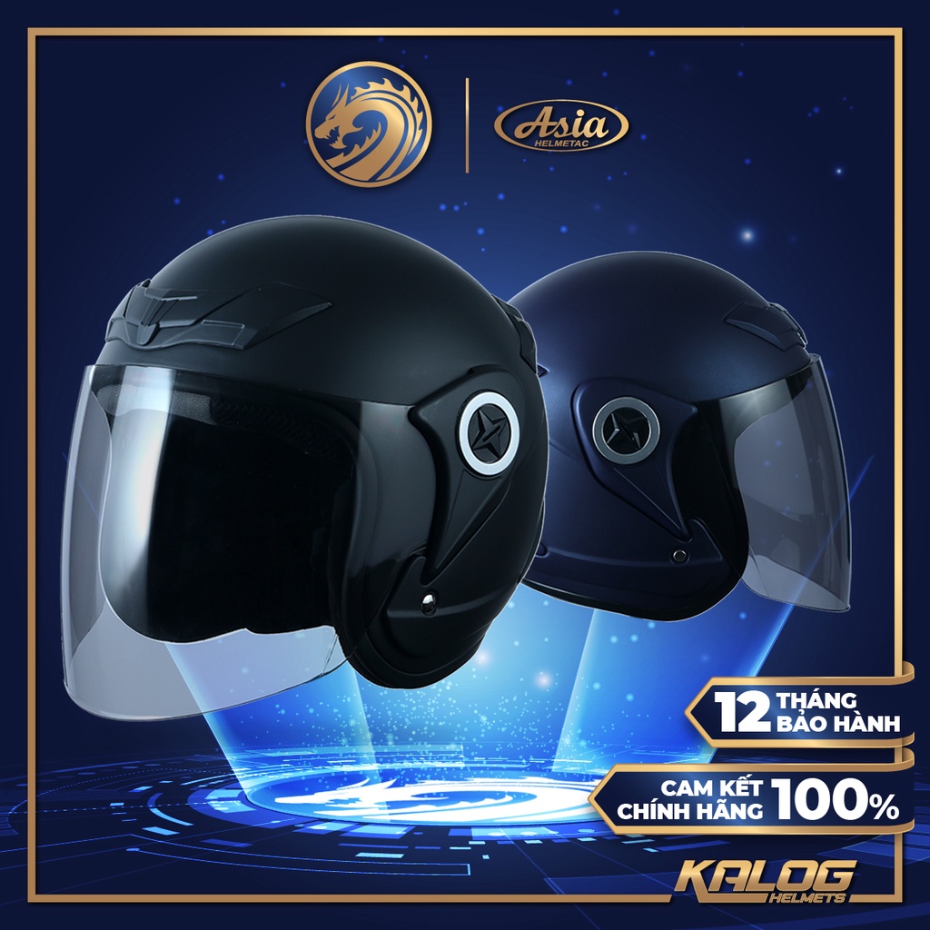 Mũ bảo hiểm Asia 3/4 đầu MT-168 MT168 - bảo hành 12TH