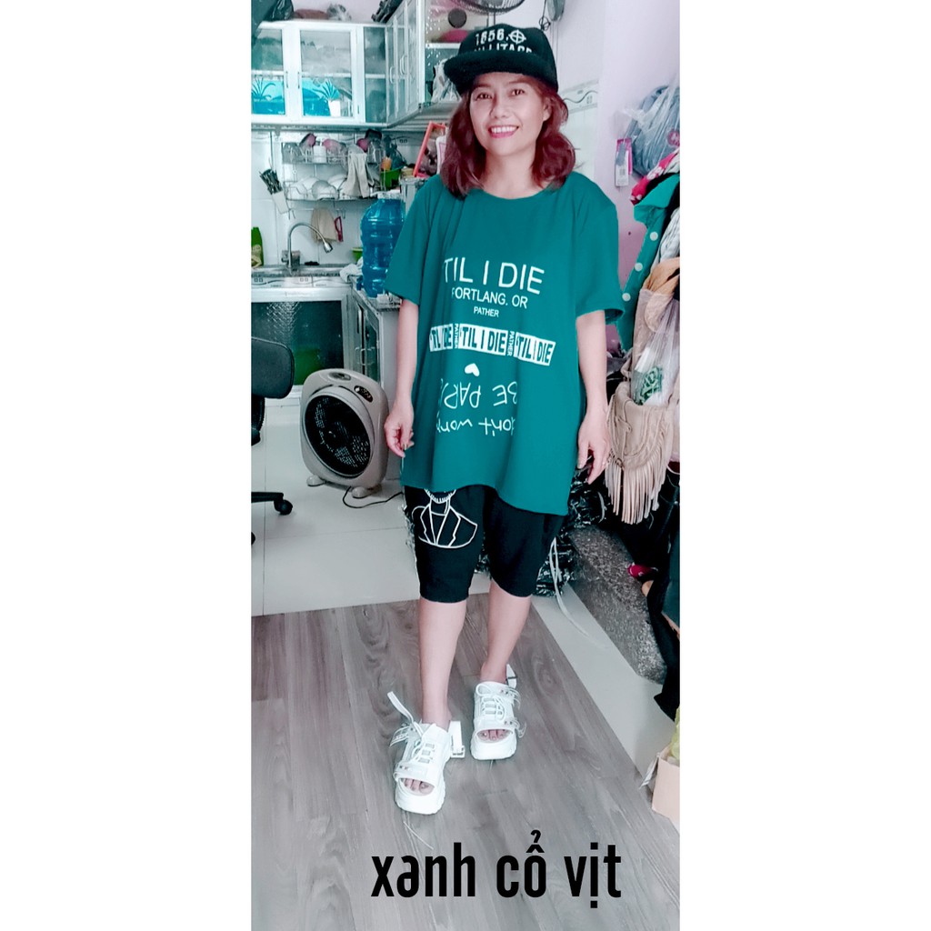 set bộ oversize/bigsize 50-100kg ( nhiều màu)