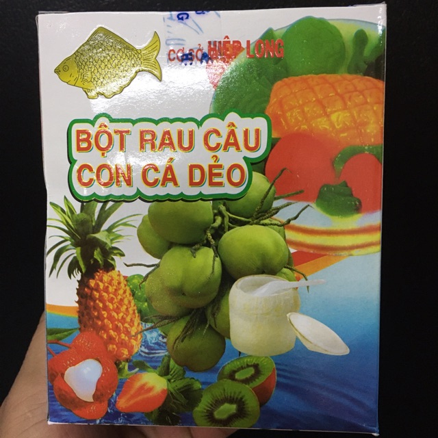 Bột Rau Câu Con Cá Dẻo Hiệp Long - 144g