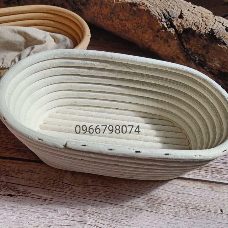 Rổ mây ủ bánh mì hình oval (21x14x8cm, 23x15x8cm, 25x15x8cm, 28x 16x8cm, 30x16x8cm, 25x20x9cm)