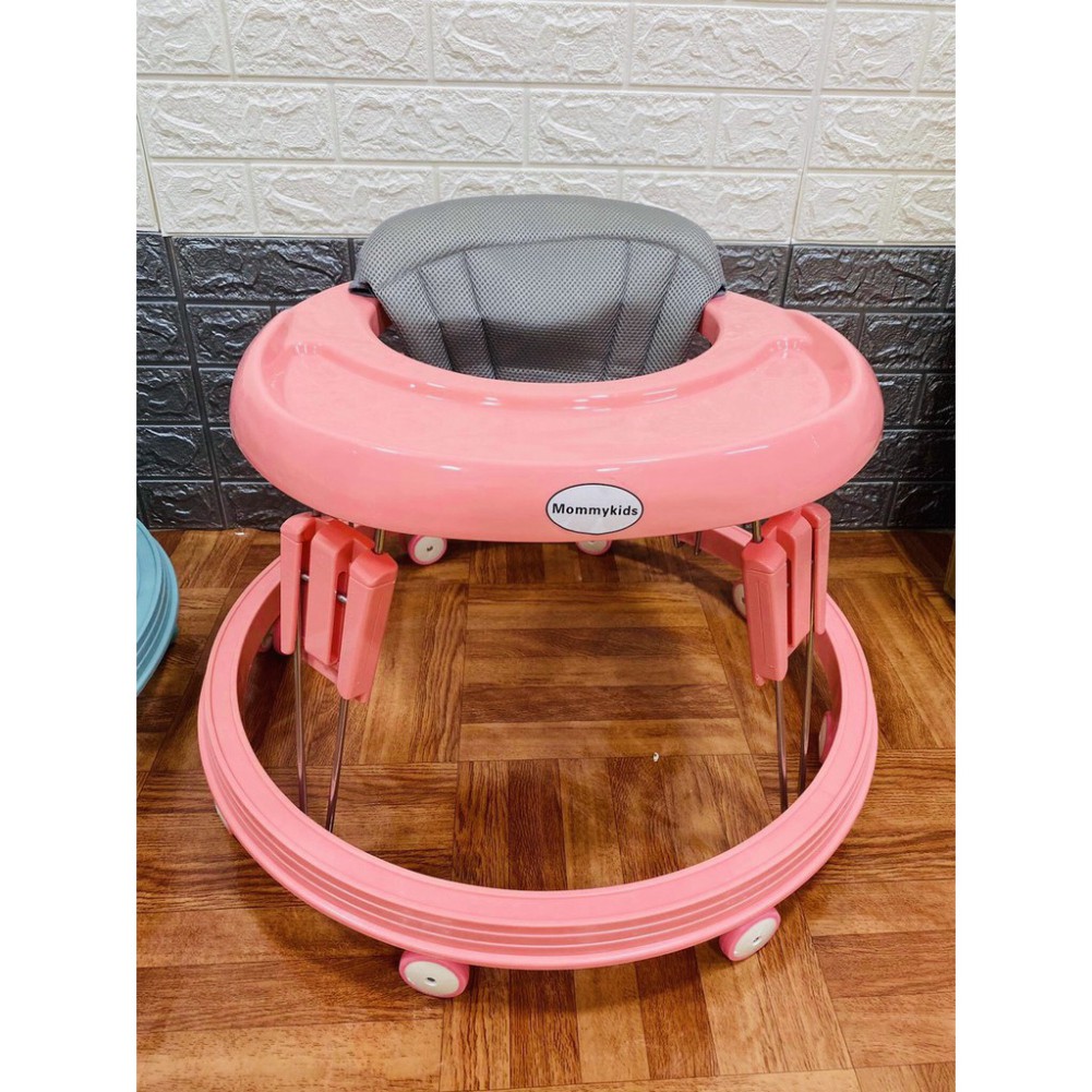 HSGD XE TRÒN TẬP ĐI CHO BÉ KIÊM XE ĂN DẶM, XE TRÒN MOMMY KIDS ĐIỀU CHỈNH 5 ĐỘ CAO 44 L67