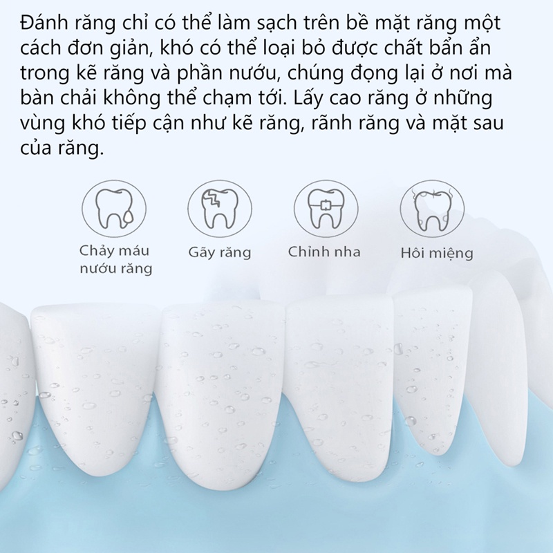 Máy tăm nước Xiaomi ENPULY Mini M6 Plus - Kháng Nước IP8X - Dung tích 130ml - Hàng Chính Hãng