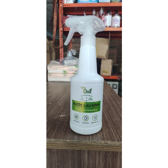 Nước lau kính ,Lau bếp đa năng cao cấp On1 500ml tinh dầu tràm, tinh dầu chanh- Hàng chính hãng N6701