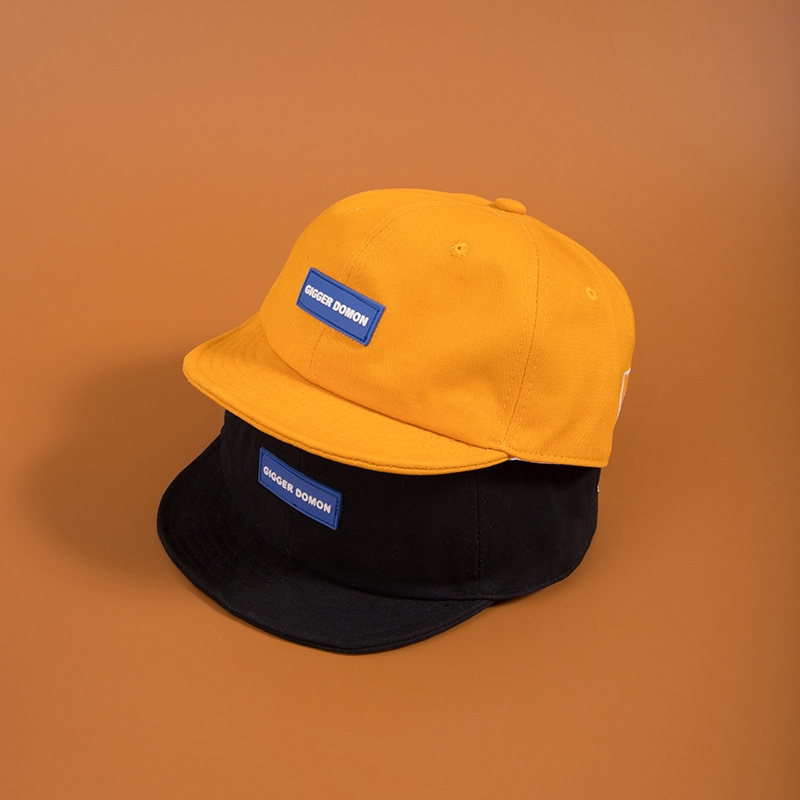 Mũ lưỡi trai bóng chày vành nhỏ thêu chữ phong cách hip hop Nhật Bản thời trang thường ngày xuân hè dễ phối đồ