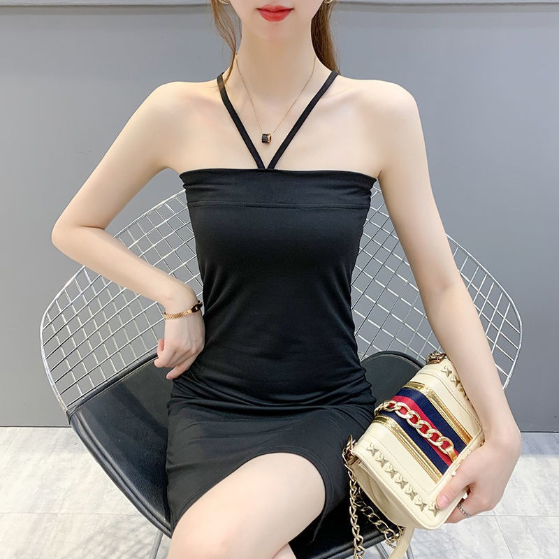 Spring New Sexy Fashion Slings Tube Top Slim Wild Leopard Texture Female Dress Night Field Sexy Machine