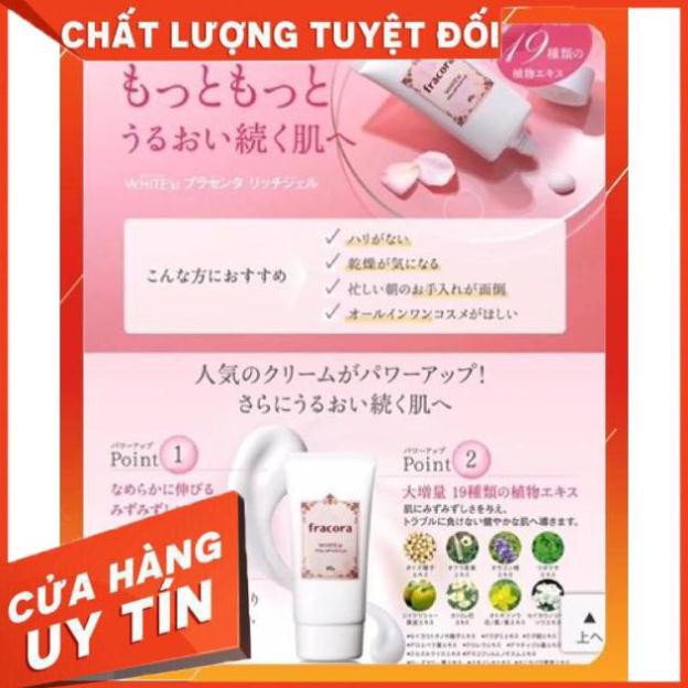 [Hàng chính hãng] Hàng auth Kem dưỡng nhau thai Fracora White’st Placenta rich gel 65g