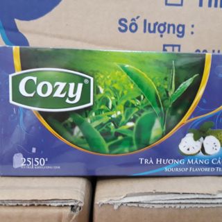 Trà cozy túi nhúng hương quế/táo/ô long/vải/xoài 50gr