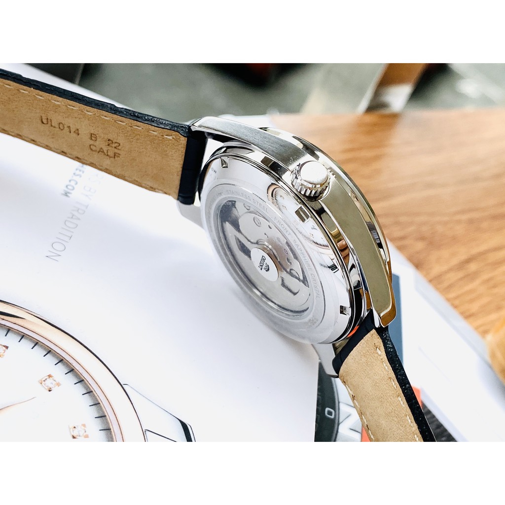 Đồng hồ nam Orient automatic RA-AK0310S00C dây da kính saphire