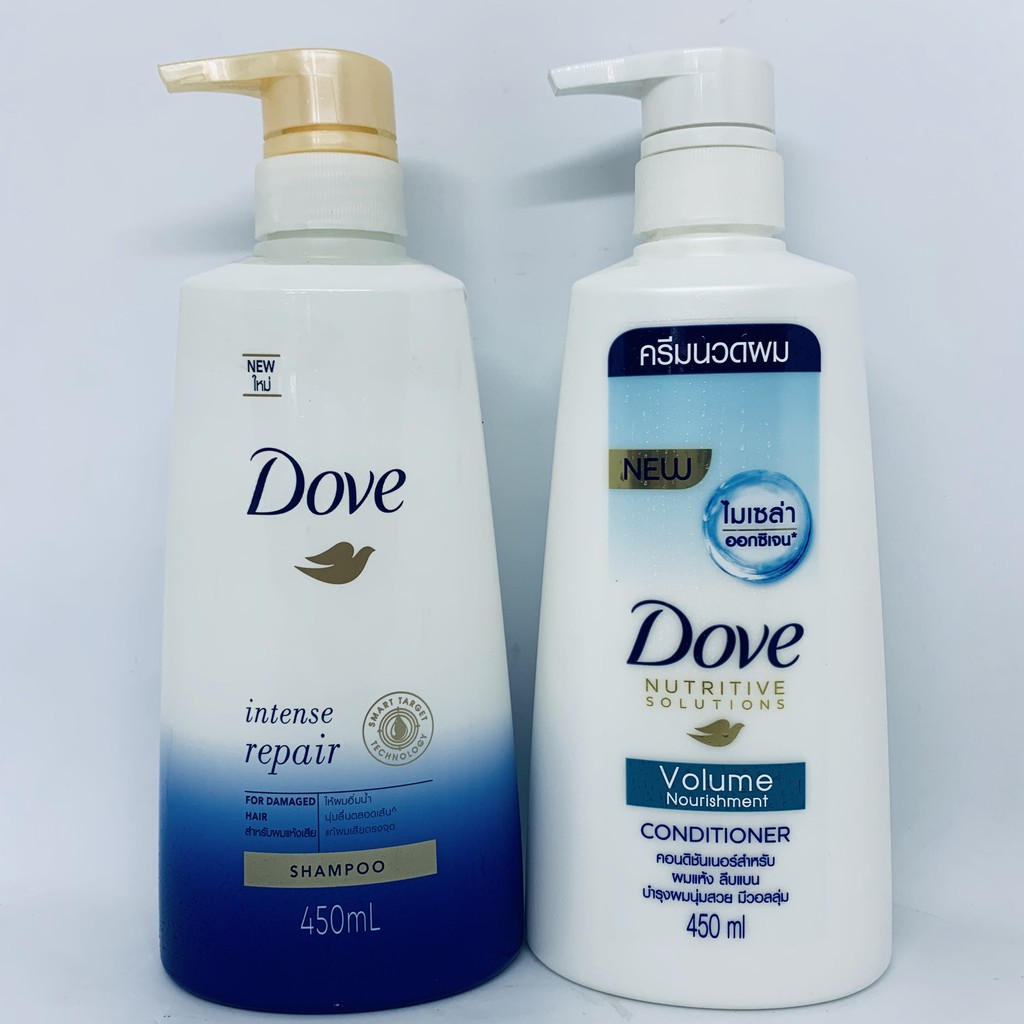 Dầu gội - xả Dove Intense Repair Thái Lan 450ml