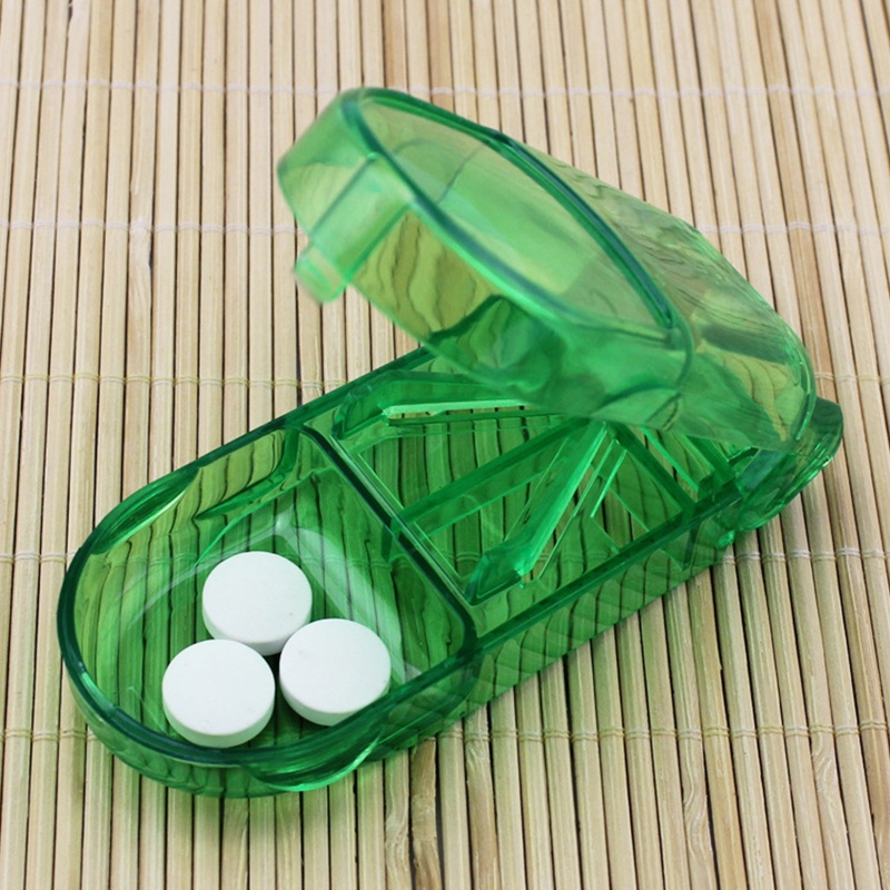 ✿ Hộp Cắt Thuốc 3 Ngăn Di Động Tiện Dụng Cho Gia Đình/ Văn Phòng