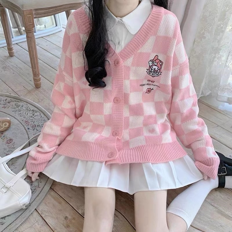 ÁO KHOÁC CARDIGAN IN HÌNH SANRIO SIÊU XINH