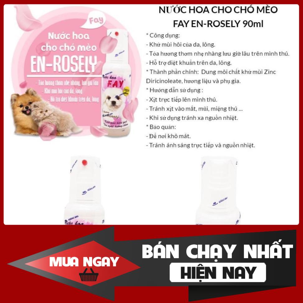 [❌GIÁ SỈ❌] [ HÀNG LOẠI 1 ] Nước hoa Fay cho thú cưng cao cấp dung tích 90ml ❤️