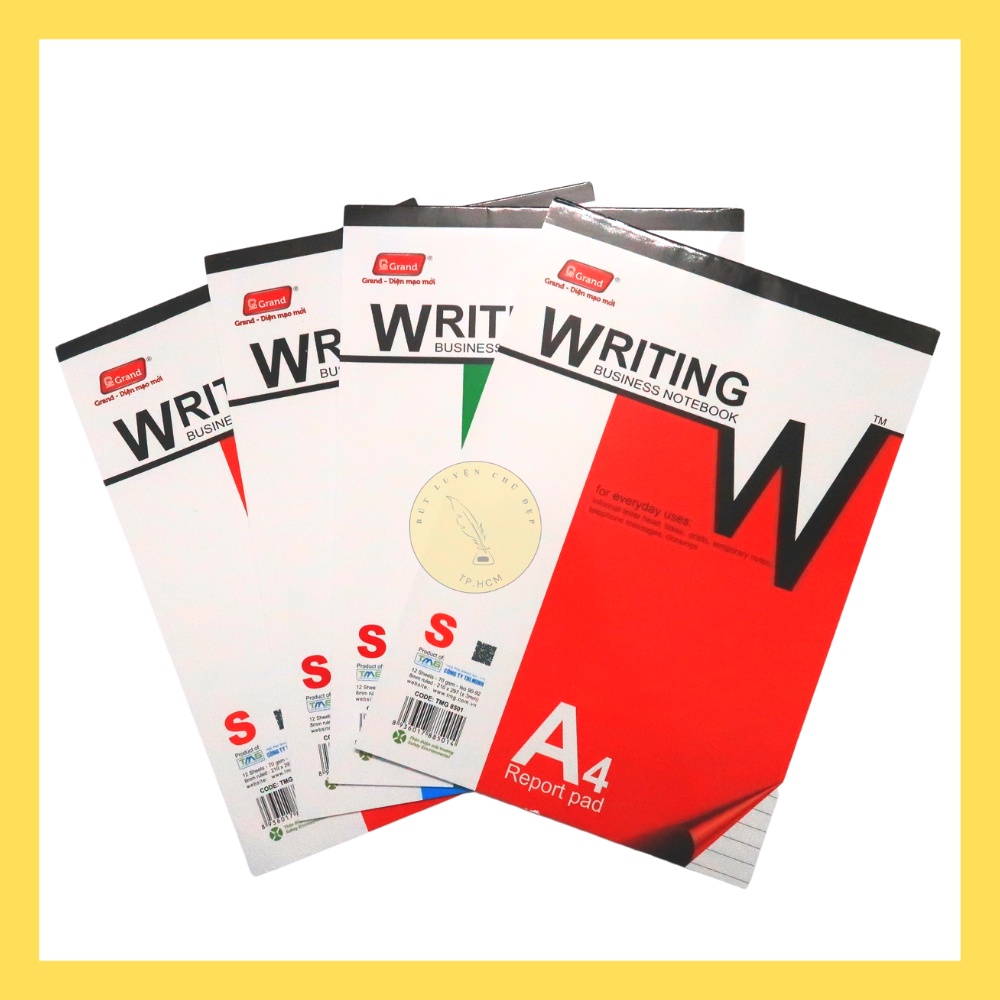 Vở xé A4 12 tờ dòng kẻ ngang loại đẹp