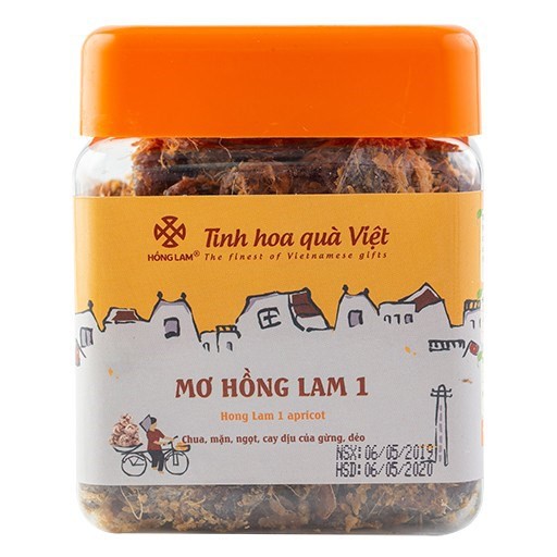 Ô Mai (Xí Muội) Mơ Hồng Lam 1 Vị Chua Mặn Ngọt Gừng Hộp, gói (200g, 300g, 500g)